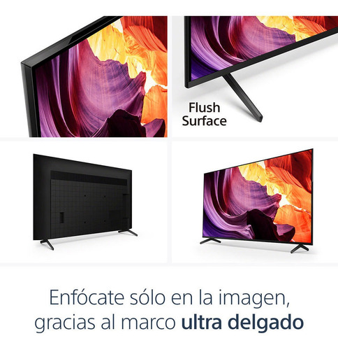 Imagen 5 de 12 de Led Smart Tv 55' 4k Ultra Hd Google Tv Kd-55x80k