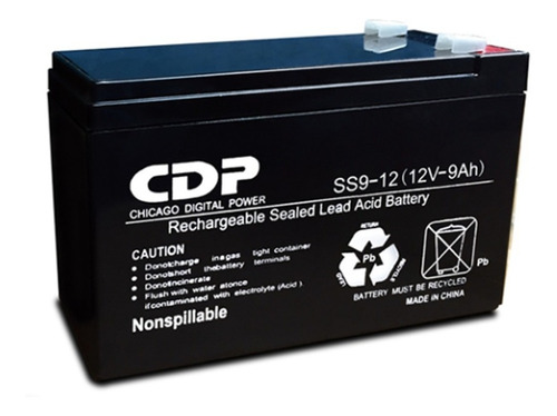 Batería Sellada L/m 12v/9ah, Caja Con 8 Pz.