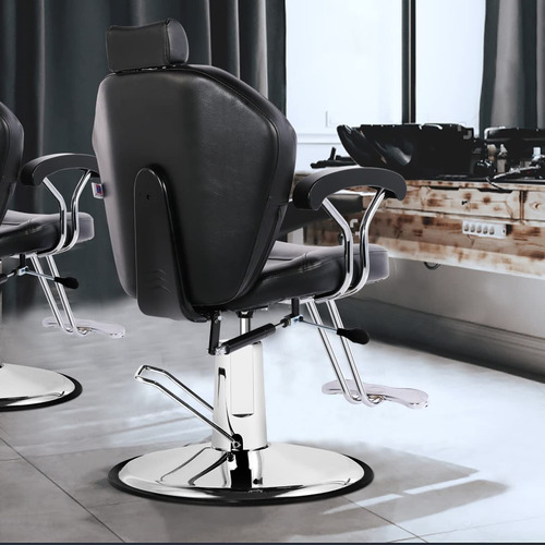 Imagen 4 de 8 de Silla Para Peluqueria / Estilistas / Ajustable / Reclinable
