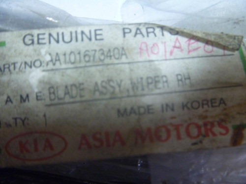 Vendo Escobilla De Wiper De Asia Towner, # Aa10167340a