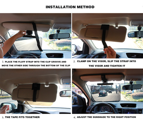 Extensión Antideslumbrante Polarizada Sunvisor Extender En L