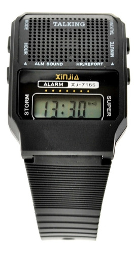 Imagen 4 de 8 de Reloj Talking (habla) No Vidente Ciego Baja Visión Rtmb02