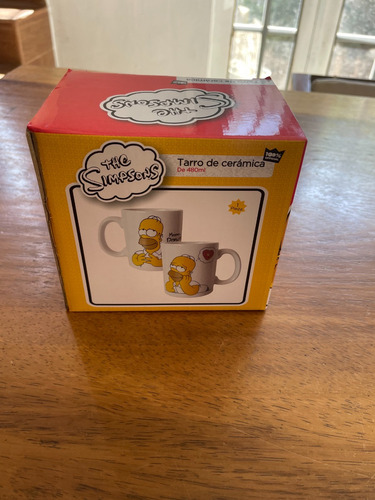 Taza Simpsons Homero 480 Ml Original Sellada Nueva (Usado)