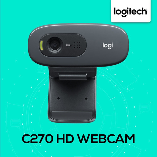 Camara Webcam Logitech C270 720p Hd Mic Skype 3mpx Pce