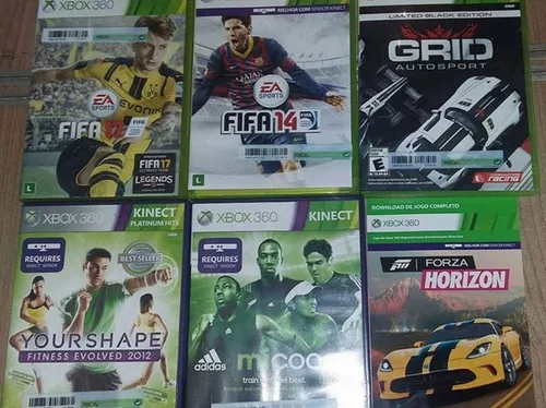 Xbox 360 Desbloqueado:+ 27 Jogos 3 Físicos, 24 Digitais e Kinect!, Console  de Videogame Xbox 360 Usado 89636894