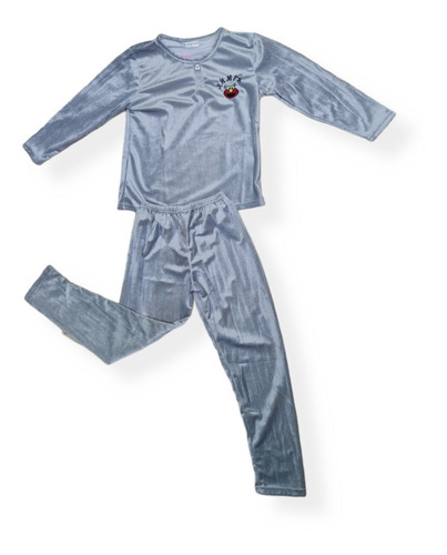 Pijama Niño Plush Invierno Monstruito