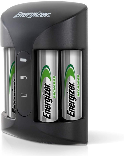 Cargador Energizer Aa Y Aaa Con 4 Baterías Recargables Aa