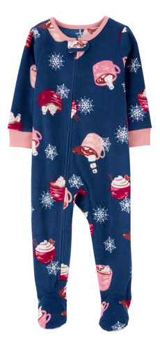 Carters Pijama Osito Polar Niñas 2t A 5t