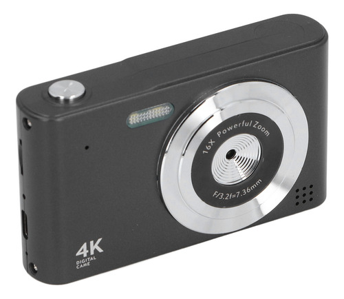 Cámara Digital De 48 Mp, 4k Hd, Zoom 16x, Ccd Led Portátil