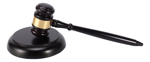 Martillo De Madera Para Subasta Con Mazo De Juez Con Bloque