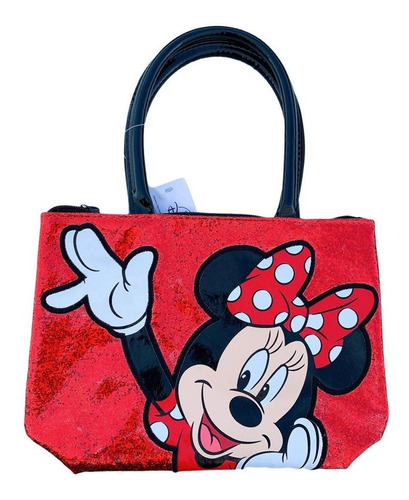 Imagen 1 de 3 de Bolso Minnie Para Niña Nuevo Y Original Rojo