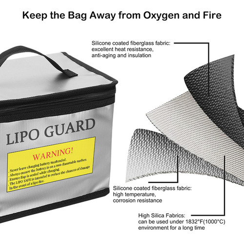 Bolsa De Litio A Prueba De Fuego Lipo Safe A Prueba De Explo