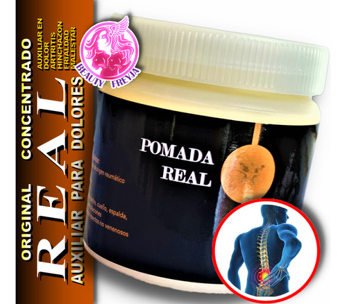 Pomada Real Blanca Auxiliar Calmante De Dolor Florigan 140gr