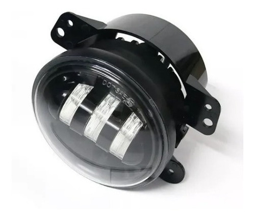 Imagen 3 de 9 de Faro Led Redondo 4 Universal Para Antiniebla