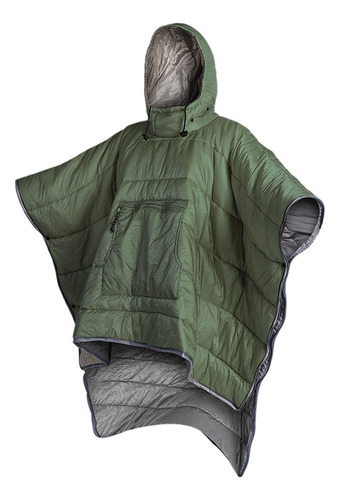 Abrigo De Poncho De Invierno Para Acampar Al Aire Libre,