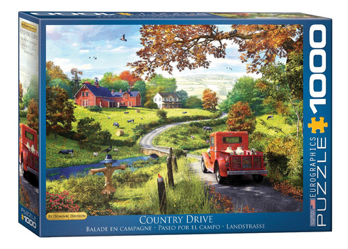 Puzzle Eurographics The Country Drive De Dominic Davison 100