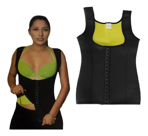 Chaleco Faja Térmico Reductor Dama + Gel Redu Sude Shaper Tv