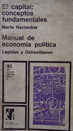 El Capital Conceptos Harnecker Manual Economía Política 