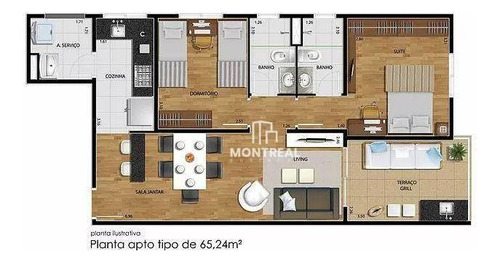 Imagem 21 de 25 de Apartamento À Venda, 65 M² Por R$ 389.000,00 - Vila Rosália - Guarulhos/sp - Ap2225