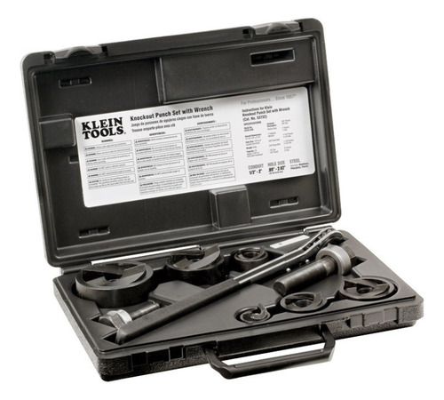 Juego De Sacabocados Con Matraca 53732 Klein Tools Knockout