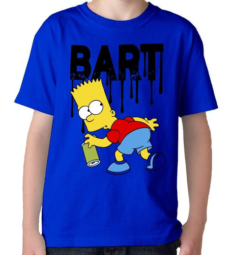 Remeras Camisetas Bart Simpson Para Adulto Y Más 