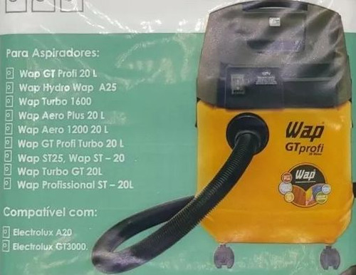 Saco Desechable Asp De Pó Wap Profesional St-20 L - 3un