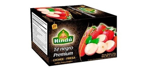 Té Hindú Prem Lychee Fre 20unid - Unidad a $545