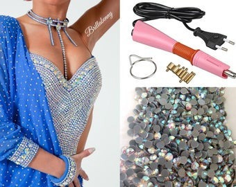 Envio Gratis Aplicador De Strass Y Gemas Termoadhesivas Electrico 220v + Lapiz Magico
