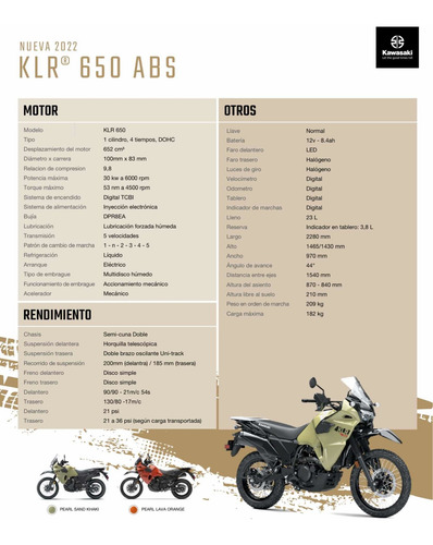 Imagen 12 de 13 de Kawasaki Klr650 2023