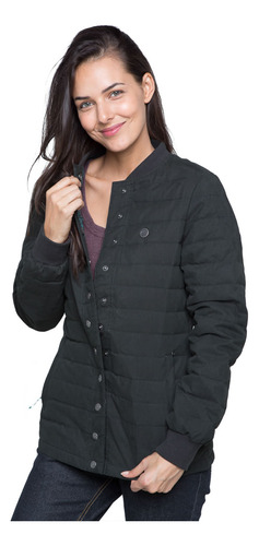 Chaqueta Mujer Laniakea Negro Haka Honu