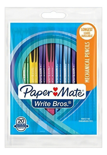 Portaminas 0.7mm Paper Mate Write Bros Hb X30