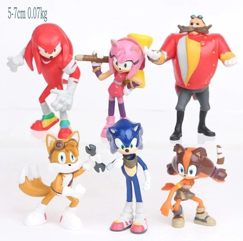 Sonic The Hedgehog Doll Kit Amy Rose 6 Pcs