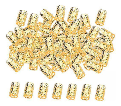 2 De 100 Anillos De Cuentas Para, Diseño Metálico 2 Piezas