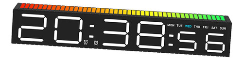 Reloj Digital Sensores De Sonido Dinámicos De Digital