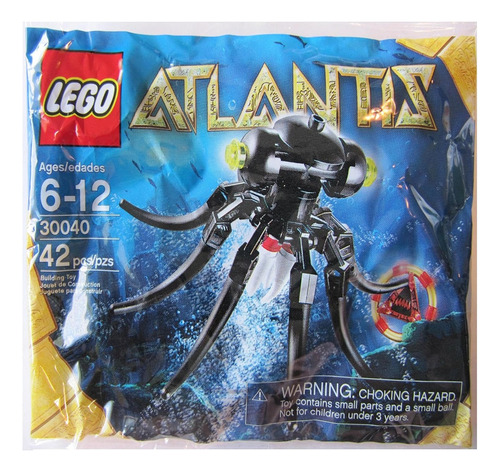 Lego Atlantis Mini Figura Set #30040 Pulpo En Bolsa