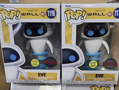 Funko Pop Disney Eve #1116 Glow In The Dark Se Pixar Wall-e (Usado)