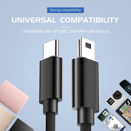 Cable De Carga Rápida De Sincronización De Datos Usb Tipo C