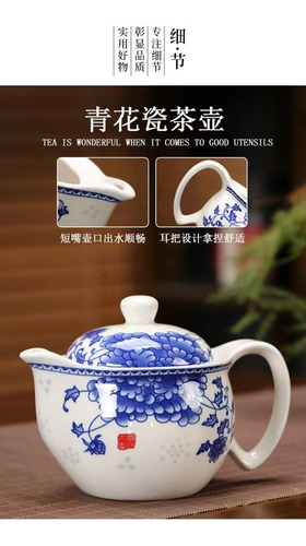 Imagen 9 de 10 de Juego De Té Chino: 1 Tetera + 6 Tazas