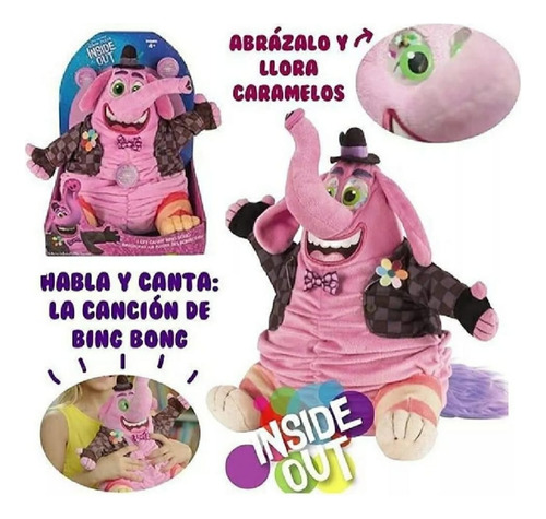 Bing Bong Intensamente Peluche Original Disney Con Sonido