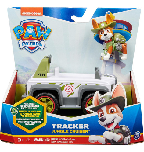 Paw Patrol Tracker Jungle Cruiser Vehículo Spin Master