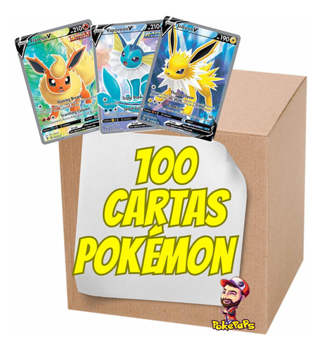 Paquete Cartas Pokémon X100 Ultra Rara Garantizada!