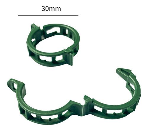 100 Uds Clips Para Clips Para Enrejado De Jardín Verde