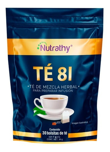 Nutrathy Té 8i Mezcla Herbal 30bolsitas 30g