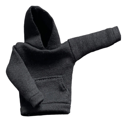 Sudadera Con Capucha De Tela En Miniatura A Escala 1/12 Para