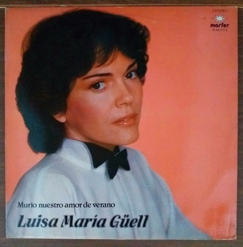 Luisa Maria Guell - Murio Nuestro Amor  - Lp España 1980 