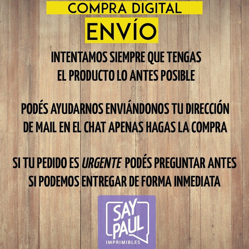 Kit Imprimible Props Cartelitos Recibida | Educación Física