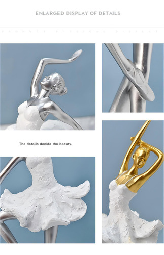 Estatua De Bailarina Para Decoración De Mesa: Figura Artísti