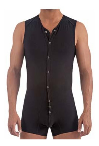 Body Para Hombre, Caballero En Tono Negro Y Gris Talla S Y M