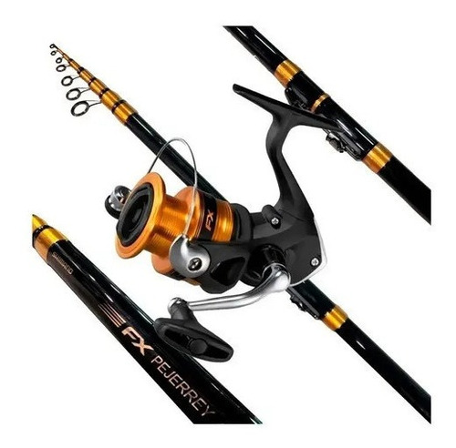 Combo Pejerrey Shimano Fx 3000 + Caña Teles 4,10mts