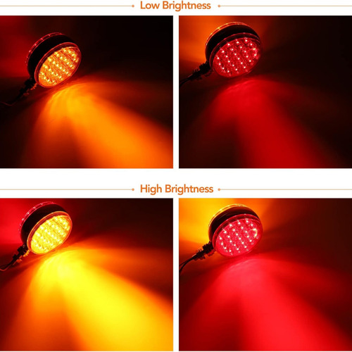 Foco Farol Led Posicion Doble Cara Chapulín 48 Led 12/24v X1